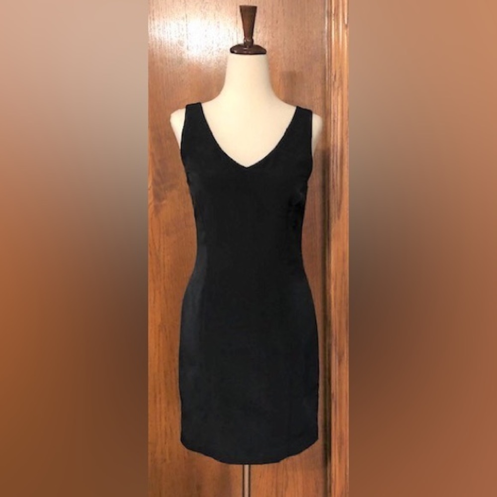 Moda International black cocktail dress